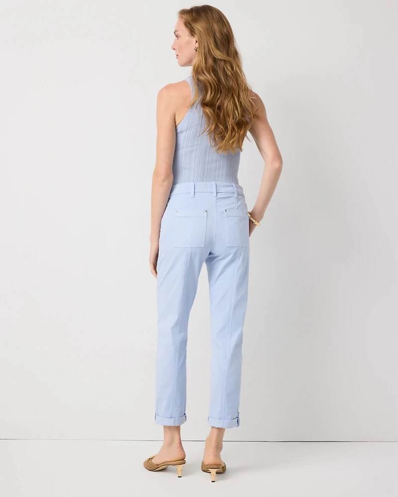 Mid-Rise Pret Crop Pant