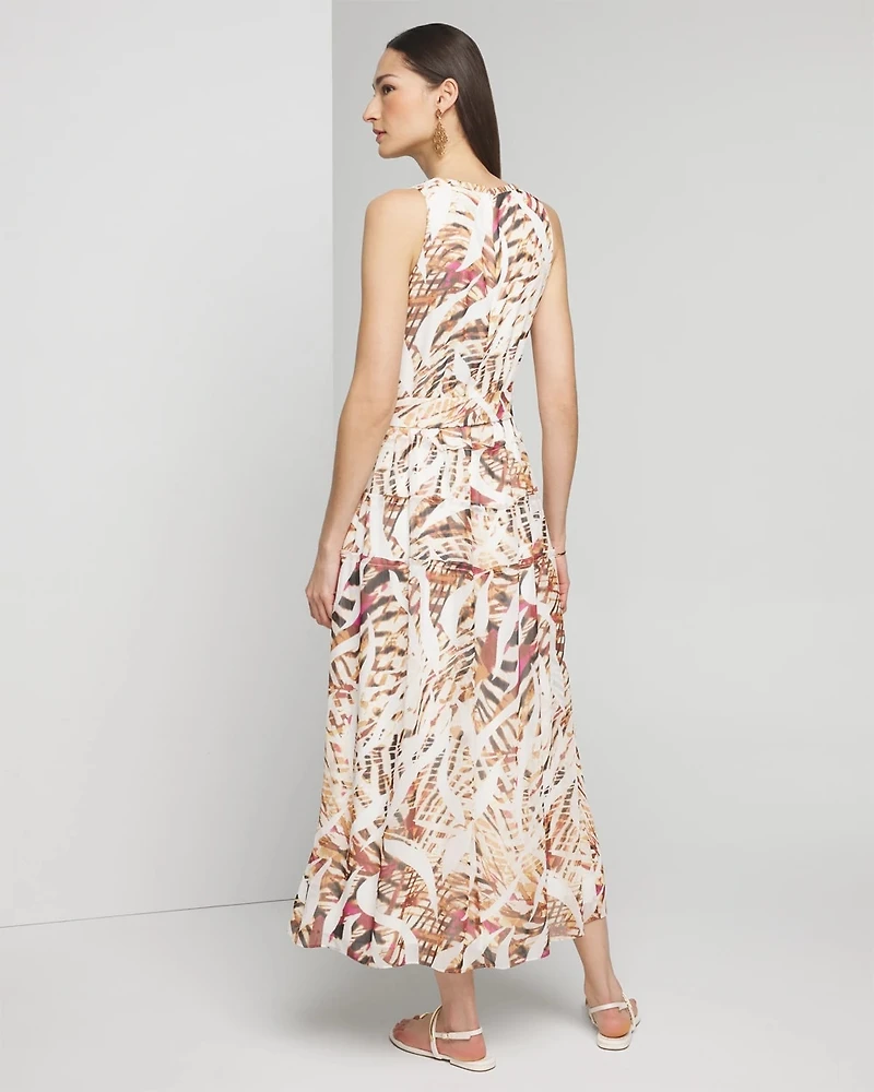 Sleeveless Midi Shirtdress