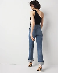 Extra High-Rise Cuffed Relaxed Straight Jean