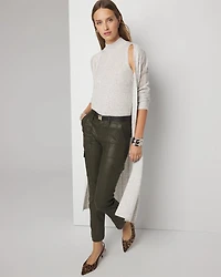 Cable Stitch Mockneck Sweater Tank