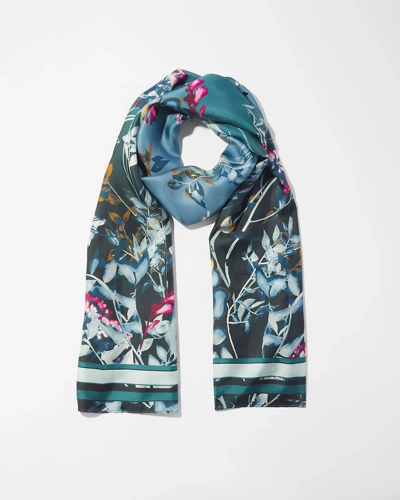 Oblong Satin Scarf