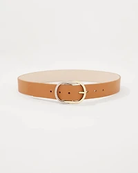 Mixed Metal Buckle Belt
