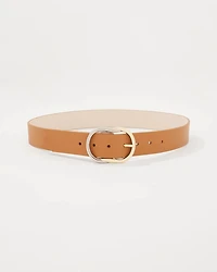 Mixed Metal Buckle Belt