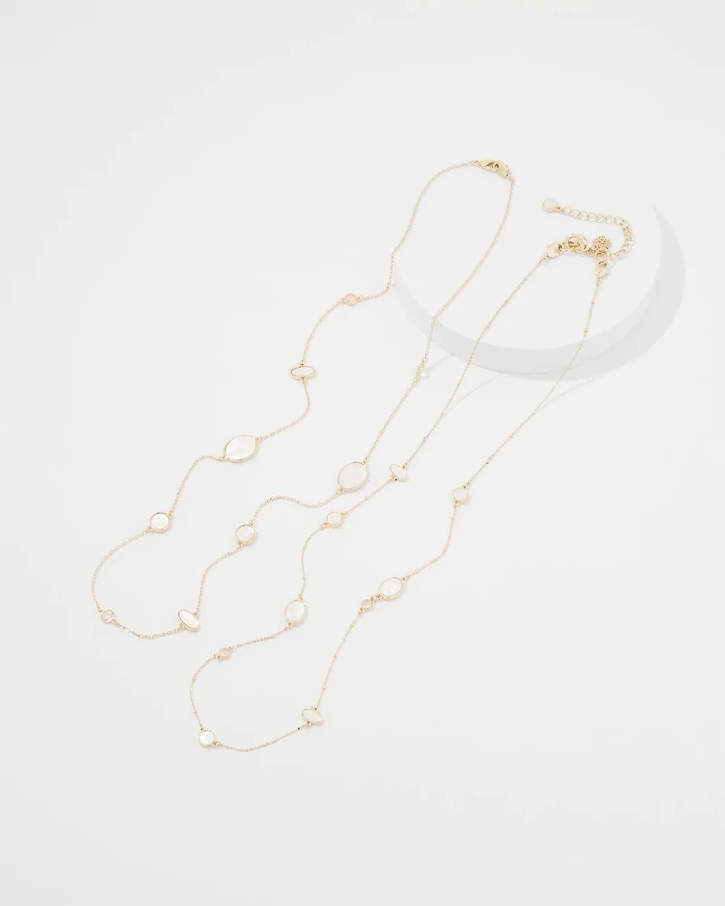 Mother of Pearl Convertible Necklace