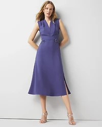 Crisscross Utility Midi Dress