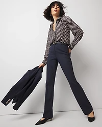 WHBM® Ines Slim Bootcut Denim-Look Pant