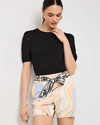 Belted Tailored Short