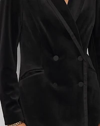 Satin + Velvet Tuxedo Jacket