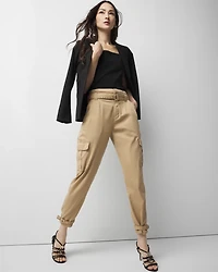 WHBM FORME™ Sculpt Stretch Sweater Halter Top