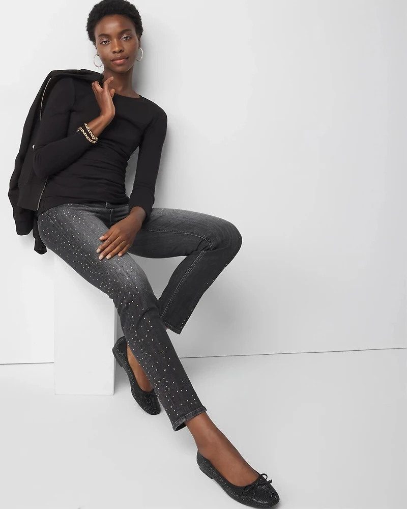 Wrap Front Crewneck Tee