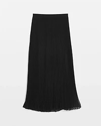 Pleated Maxi Skirt