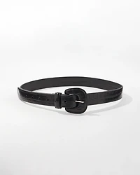 Faux Croc Belt