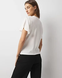 Flutter-Sleeve Top