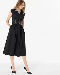 Belted Midi Dress