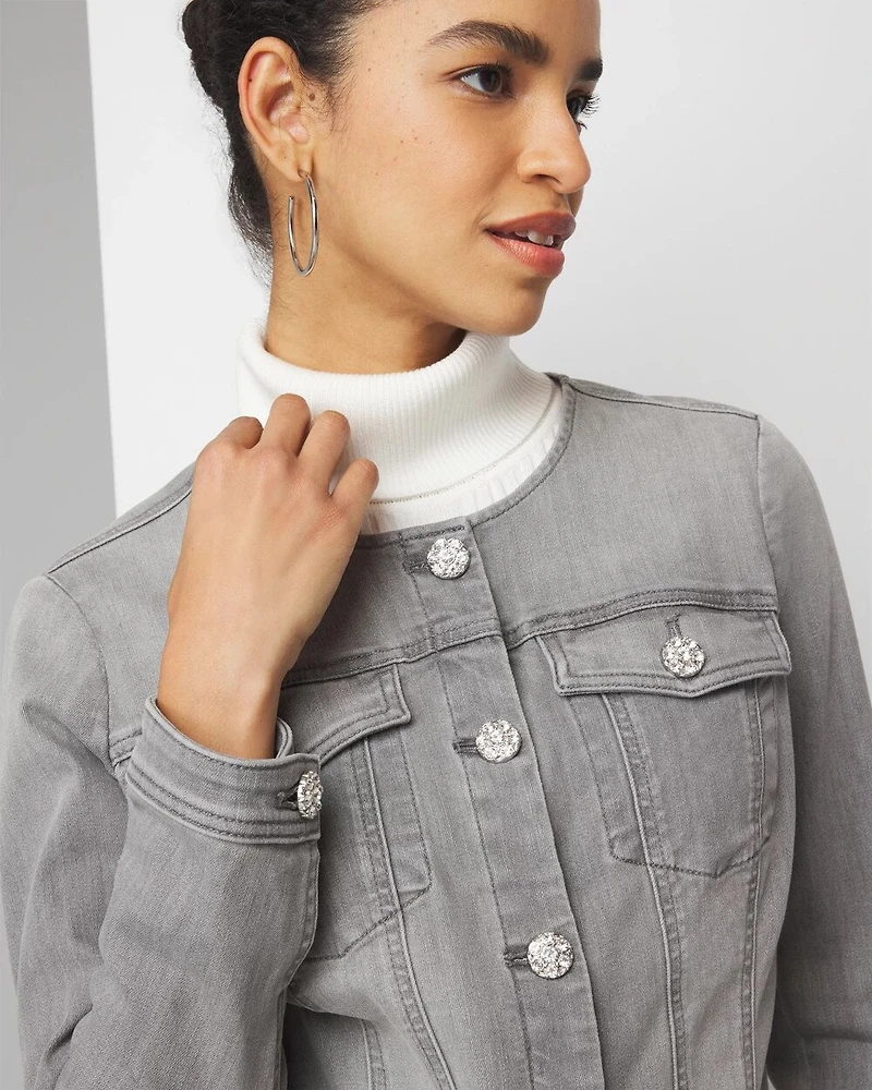 Cropped Denim Jacket