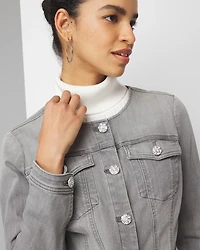 Cropped Denim Jacket