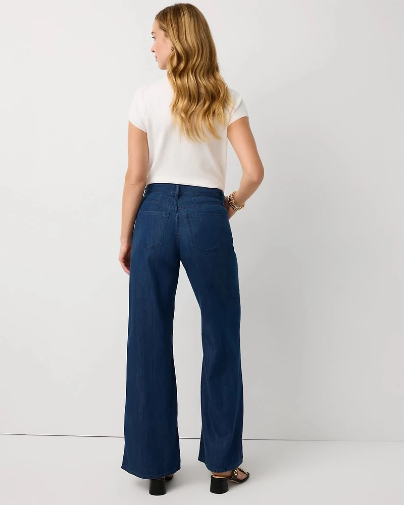 High Rise Wide Leg Featherweight Jean