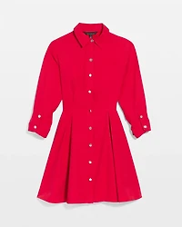 Twill Shirt Dress