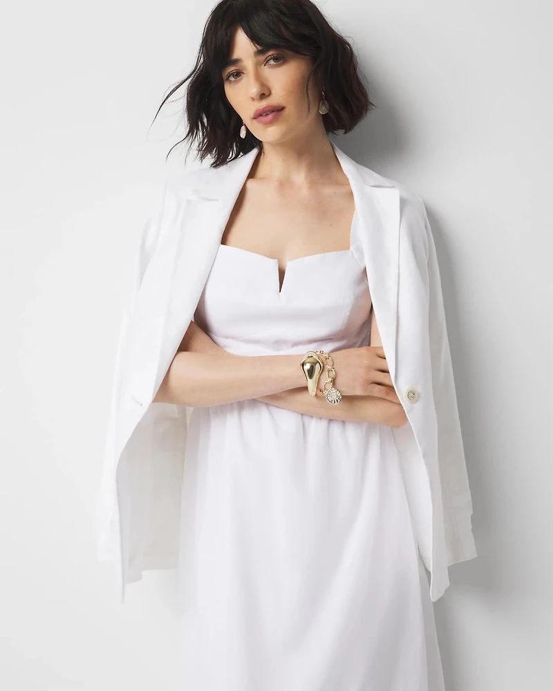 Bustier Midi Dress