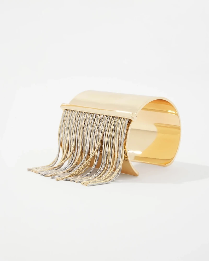 Fringe Cuff Bracelet