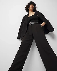 Pleated Wide Leg Pants