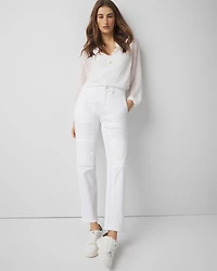 High-Rise Cargo Straight Jean