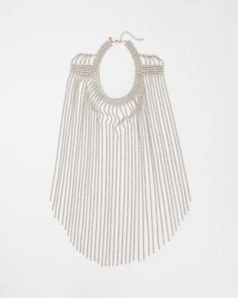 Crystal Fringe Necklace