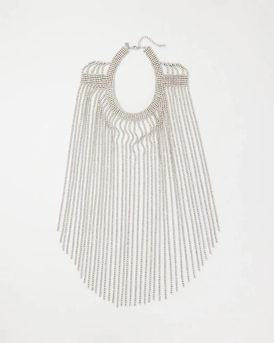Crystal Fringe Necklace