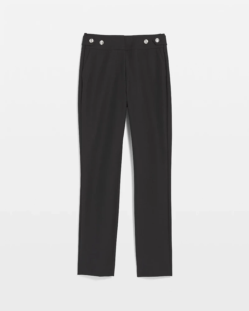 WHBM® Elle Slim Button-Tab Ankle Pant