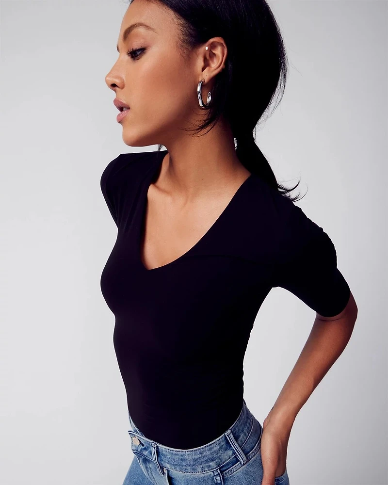 WHBM® FORME Elbow-Sleeve Top