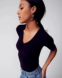 WHBM® FORME Elbow-Sleeve Top