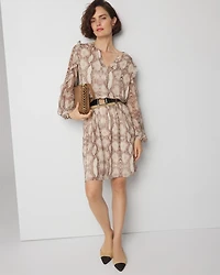 Long Sleeve Ruffle Dress