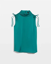 Mockneck Shell Top
