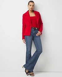 Petite Belted Ponte Jacket