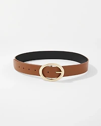 Black + Neutral Reversible Belt