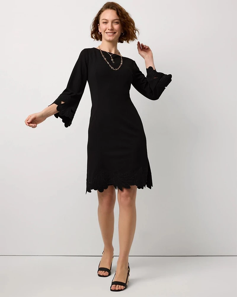 Cutwork Shift Dress