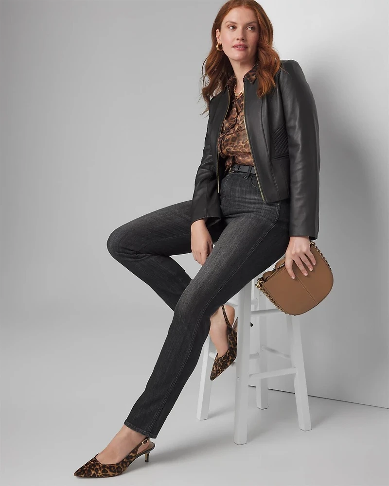 High-Rise Straight Jean