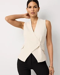Surplice Longline Vest