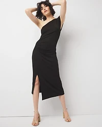 One Shoulder Midi Dress