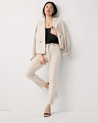 Pinstripe Elle Slim Ankle Pant