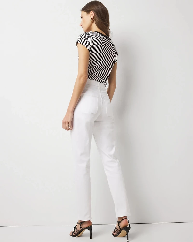Petite Patch Pocket High-Rise Slim Jean