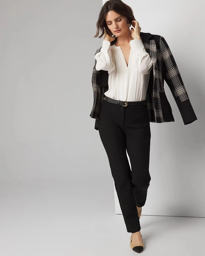Pleated Front Blouse