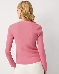 Crisscross Button Front Cardigan