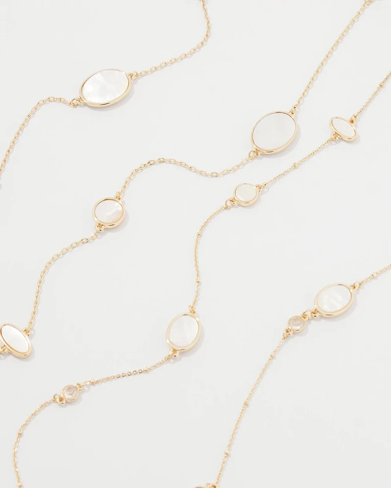 Mother of Pearl Convertible Necklace