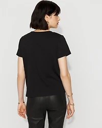 Side Button Tee