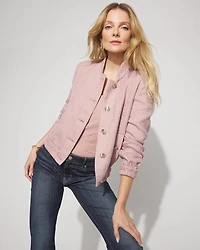 Tweed Bomber Jacket