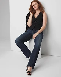 Petite Mid-Rise Bootcut Jeans