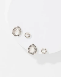 Set of Two Stud Earrings