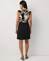 V-neck Sheath Dress