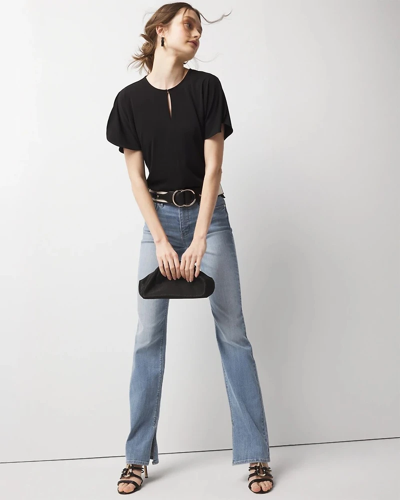 Flutter-Sleeve Top